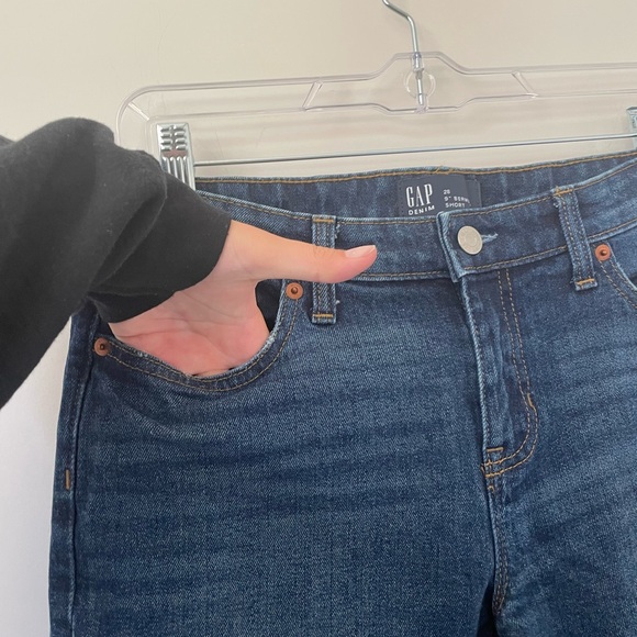 LONG DENIM MOM SHORTS - Picture 4 of 5